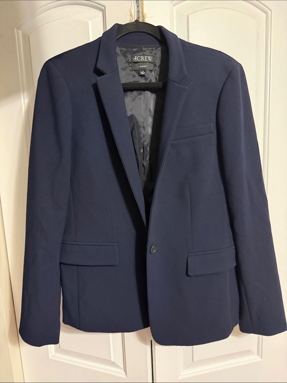 J.Crew Regent  Navy Single-Breasted Blazer Size 12 / Excellent condition